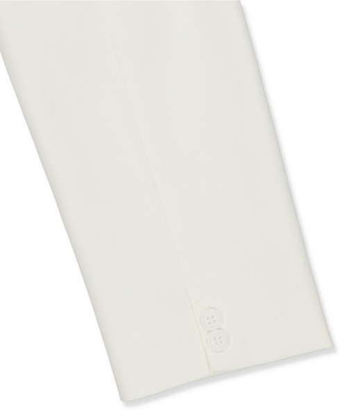 SPINNS（スピンズ）の「テーラードショートジャケット（テーラードジャケット・レディース・ホワイト/ブラック・ONESIZE）」の18枚目の写真