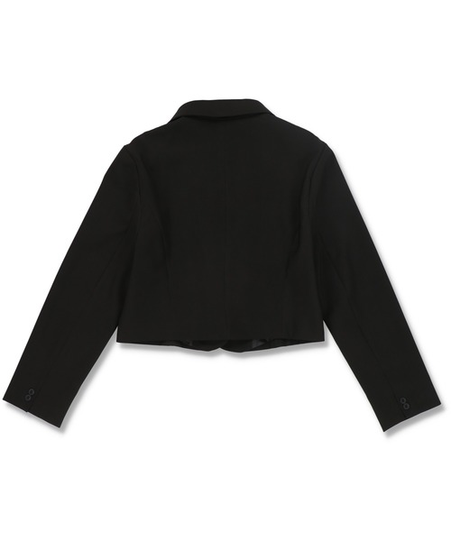 SPINNS（スピンズ）の「テーラードショートジャケット（テーラードジャケット・レディース・ホワイト/ブラック・ONESIZE）」の10枚目の写真