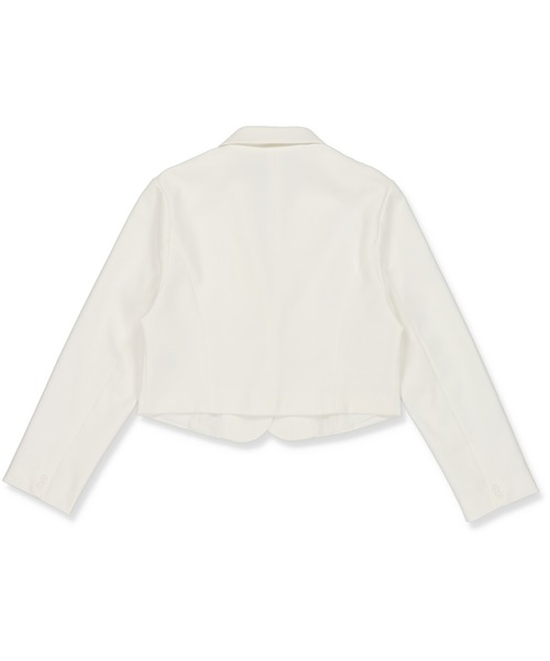 SPINNS（スピンズ）の「テーラードショートジャケット（テーラードジャケット・レディース・ホワイト/ブラック・ONESIZE）」の12枚目の写真