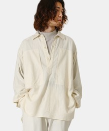 marka | marka / マーカ：UTILITY SHIRT PULL OVER - COTTON/WOOL VIELLA -：M21D-06SH01C[COR](シャツ/ブラウス)
