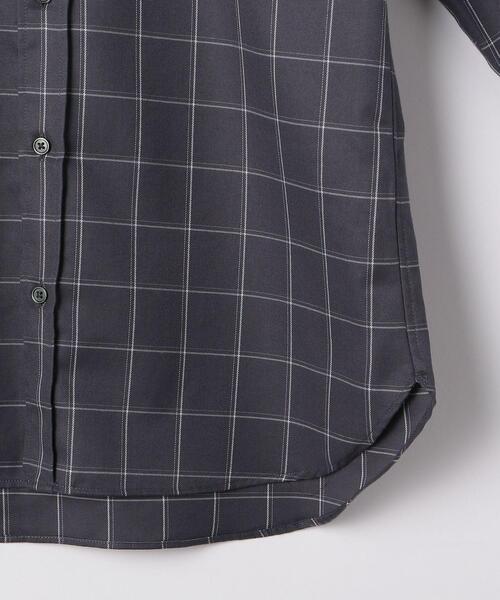 green label relaxing(グリーンレーベルリラクシング)の「ビエラ ウィンドウペーン ボタンダウン シャツ -防シワ-(シャツ/ブラウス・メンズ・ホワイト/ネイビー/ライトブルー/モカ・L/S/XL/M)」の14枚目の写真