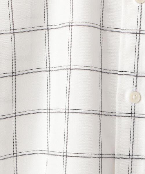 green label relaxing(グリーンレーベルリラクシング)の「ビエラ ウィンドウペーン ボタンダウン シャツ -防シワ-(シャツ/ブラウス・メンズ・ホワイト/ネイビー/ライトブルー/モカ・L/S/XL/M)」の17枚目の写真