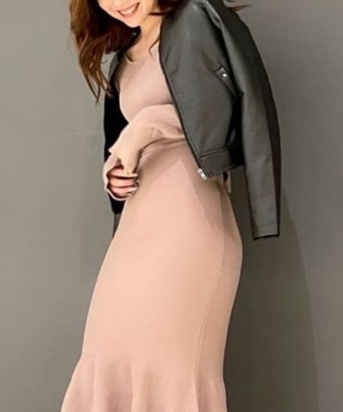 ROYAL PARTY(ロイヤルパーティー)の「ノーカラージャケット(ノーカラージャケット・レディース・ライトグレー/ブラック/ベージュ・FREE)」の19枚目の写真