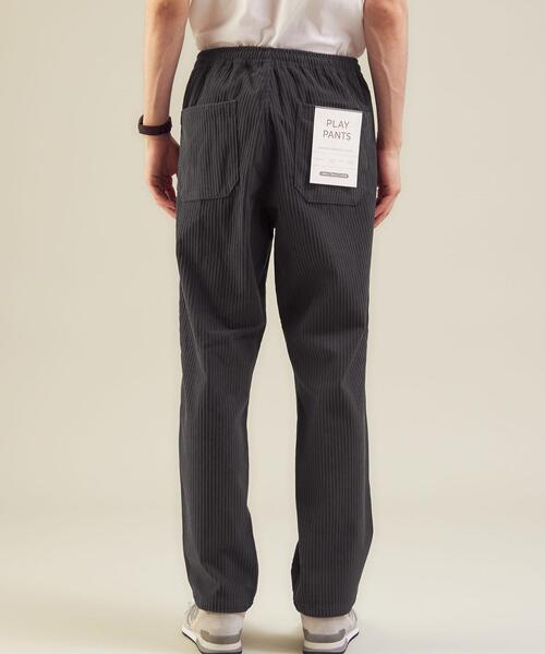 green label relaxing（グリーンレーベルリラクシング）の「＜green label relaxing＞ソフトコール PLAY-PANTS パンツ（その他パンツ・メンズ・ブラック/ダークグレー/ベージュ・S/XL/M/L）」の4枚目の写真