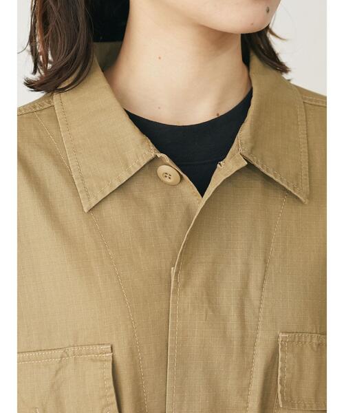 Green Parks(グリーンパークス)の「ミリタリージャケット*(ミリタリージャケット・レディース・ベージュ/カーキ・FREE)」の18枚目の写真