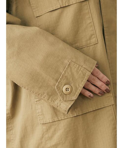 Green Parks(グリーンパークス)の「ミリタリージャケット*(ミリタリージャケット・レディース・ベージュ/カーキ・FREE)」の5枚目の写真