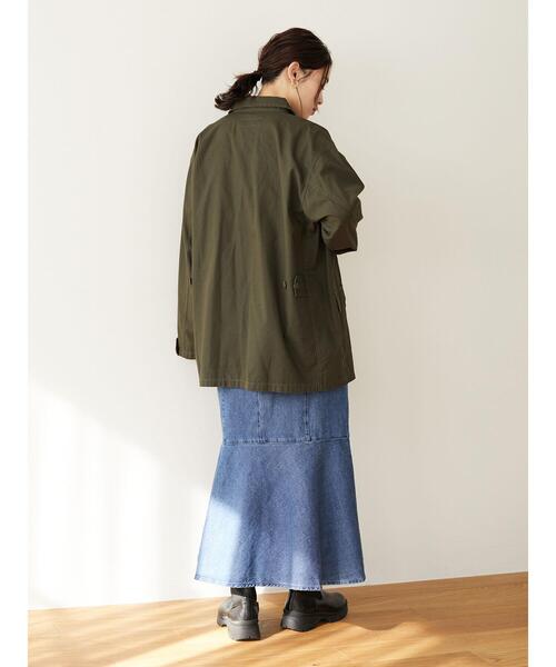 Green Parks(グリーンパークス)の「ミリタリージャケット*(ミリタリージャケット・レディース・ベージュ/カーキ・FREE)」の21枚目の写真
