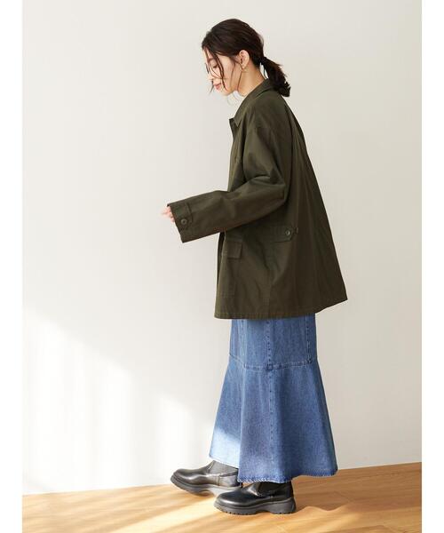 Green Parks(グリーンパークス)の「ミリタリージャケット*(ミリタリージャケット・レディース・ベージュ/カーキ・FREE)」の11枚目の写真