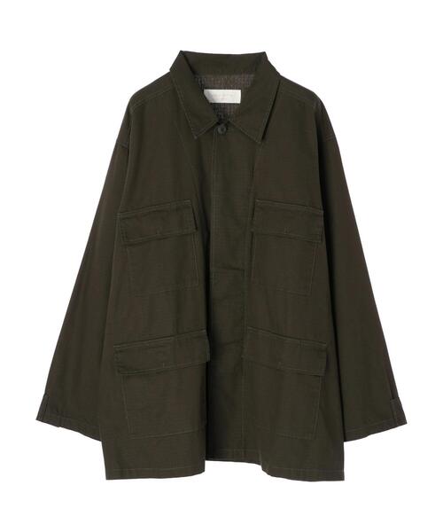 Green Parks(グリーンパークス)の「ミリタリージャケット*(ミリタリージャケット・レディース・ベージュ/カーキ・FREE)」の19枚目の写真