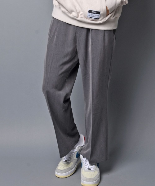 JACKROSE（ジャックローズ）の「JE TR ワイドパンツ（その他パンツ・メンズ・ブラック/チェック/グレー・M/L）」の2枚目の写真