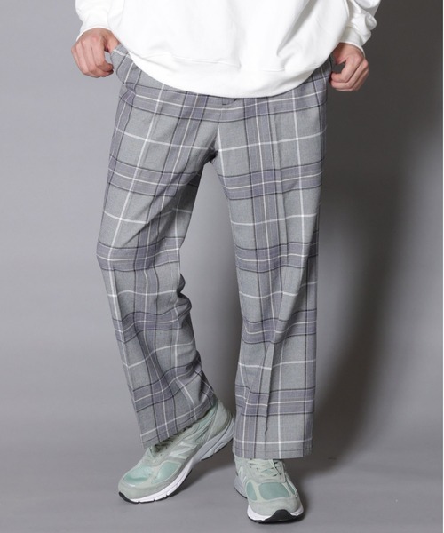 JACKROSE（ジャックローズ）の「JE TR ワイドパンツ（その他パンツ・メンズ・ブラック/チェック/グレー・M/L）」の9枚目の写真