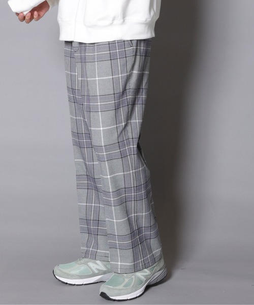 JACKROSE（ジャックローズ）の「JE TR ワイドパンツ（その他パンツ・メンズ・ブラック/チェック/グレー・M/L）」の5枚目の写真