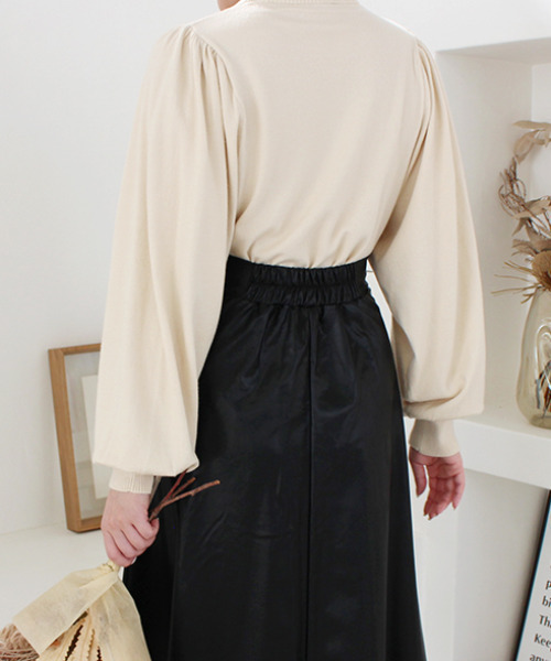 MODE ROBE（モードローブ）の「ボリューム袖ニット（ニット/セーター・レディース・アイボリー/ブラック/ブラウン/その他・FREE）」の22枚目の写真