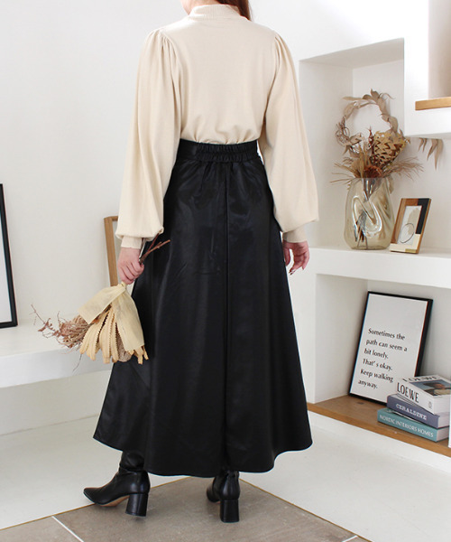 MODE ROBE（モードローブ）の「ボリューム袖ニット（ニット/セーター・レディース・アイボリー/ブラック/ブラウン/その他・FREE）」の13枚目の写真