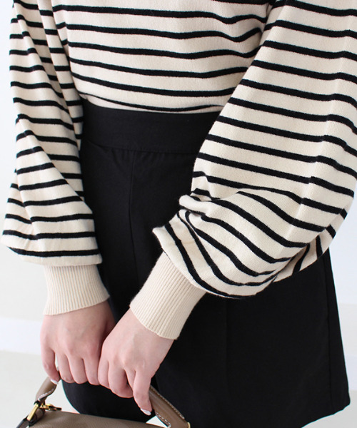 MODE ROBE（モードローブ）の「ボリューム袖ニット（ニット/セーター・レディース・アイボリー/ブラック/ブラウン/その他・FREE）」の18枚目の写真