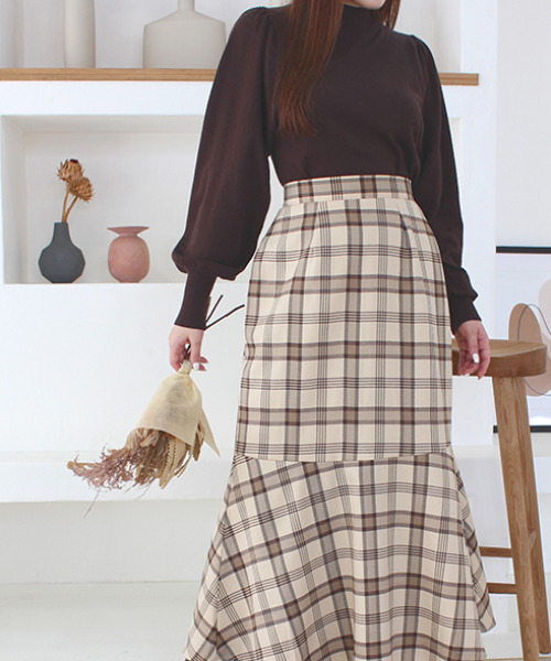 MODE ROBE（モードローブ）の「ボリューム袖ニット（ニット/セーター・レディース・アイボリー/ブラック/ブラウン/その他・FREE）」の7枚目の写真