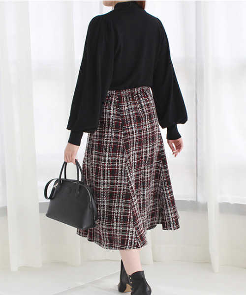 MODE ROBE（モードローブ）の「ボリューム袖ニット（ニット/セーター・レディース・アイボリー/ブラック/ブラウン/その他・FREE）」の16枚目の写真