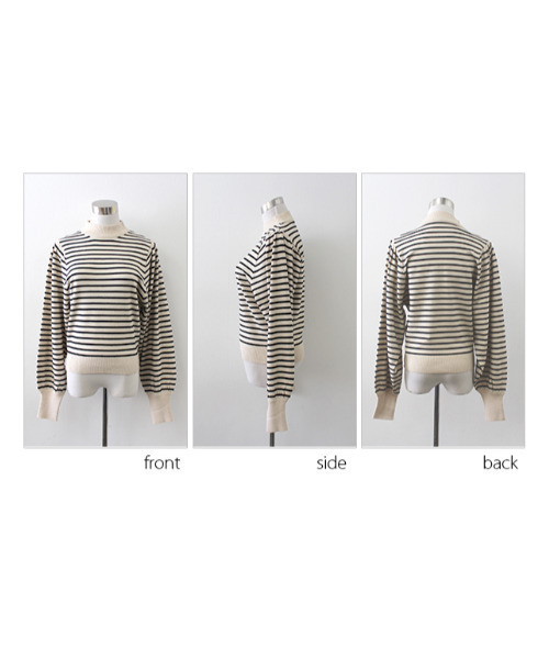 MODE ROBE（モードローブ）の「ボリューム袖ニット（ニット/セーター・レディース・アイボリー/ブラック/ブラウン/その他・FREE）」の21枚目の写真