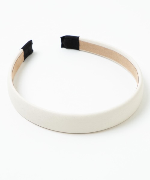 WEGO(ウィゴー)の「WEGO/フェイクレザー細カチューシャ(カチューシャ・レディース・ベージュ/オフホワイト/ブラック・FREE)」の9枚目の写真