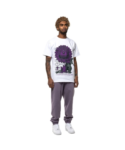 TAIKAN（テイケン）の「【TAIKAN / テイケン】RHEK S/S T WHITE / PURPLE  / グラフィックTシャツ（Tシャツ/カットソー・メンズ・ホワイト×パープル・SMALL/MEDIUM/LARGE/X-LARGE）」の4枚目の写真