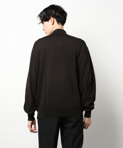 Kaptain Sunshine（キャプテン サンシャイン）の「【KAPTAIN SUNSHINE】〈別注〉ハイゲージニットポロ MEN（ニット/セーター・メンズ・ブラウン/グレー・X-LARGE）」の3枚目の写真