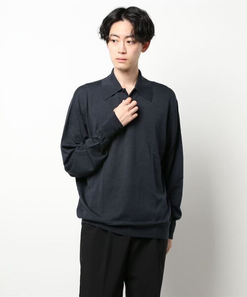 KAPTAIN SUNSHINE】〈別注〉ハイゲージニットポロ MEN