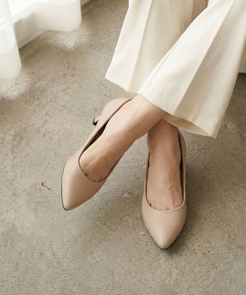 LibertyDoll（リバティードール）の「LibertyDoll ポインテッドトゥ 5.5㎝ピンヒール 履き心地が良く走れるパンプス（パンプス・レディース・ベージュ/ブルー系その他2/ブラック系その他2/ピンク/ブラック/アイボリー/ベージュ系その他2/ゴールド系その他/ブルー系その他/グレー/ブラック系その他5/ベージュ系その他/ブラック系その他3/チェック/ホワイト/ブラック系その他4/シルバー系その他/レッド/パイソン/ベージュ系その他3/レオパード/モスグリーン/ピンクゴールド/ブラック系その他/シルバー/ライトブルー/オレンジ/ネイビー/グレイッシュベージュ/ピンクベージュ/ゴールド/マスタード/グレー系その他/ブルー/ホワイト系その他/グリーン系その他/ライトグリーン/パープル/ブラック系その他6/ゴールド系その他2/ゼブラ/シルバー系その他2・S/LL/SS/L/M/3L）」の16枚目の写真