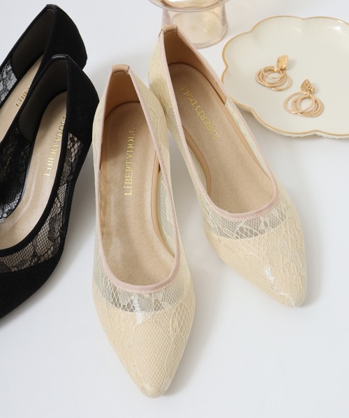 LibertyDoll（リバティードール）の「LibertyDoll ポインテッドトゥ 5.5㎝ピンヒール 履き心地が良く走れるパンプス（パンプス・レディース・ベージュ/ブルー系その他2/ブラック系その他2/ピンク/ブラック/アイボリー/ベージュ系その他2/ゴールド系その他/ブルー系その他/グレー/ブラック系その他5/ベージュ系その他/ブラック系その他3/チェック/ホワイト/ブラック系その他4/シルバー系その他/レッド/パイソン/ベージュ系その他3/レオパード/モスグリーン/ピンクゴールド/ブラック系その他/シルバー/ライトブルー/オレンジ/ネイビー/グレイッシュベージュ/ピンクベージュ/ゴールド/マスタード/グレー系その他/ブルー/ホワイト系その他/グリーン系その他/ライトグリーン/パープル/ブラック系その他6/ゴールド系その他2/ゼブラ/シルバー系その他2・S/LL/SS/L/M/3L）」の17枚目の写真