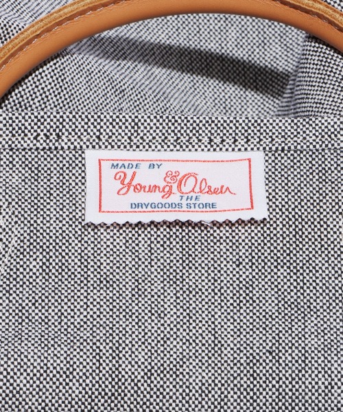 YOUNG&OLSEN The DRYGOODS STORE（ヤングアンドオルセン）の「YOUNG & OLSEN/ヤングアンドオルセン ASH CANVAS SHOULDER TOTE S トートバッグ キャンバス 2way（ショルダーバッグ・レディース・ベージュ/グレー・FREE）」の18枚目の写真