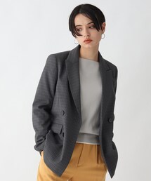 AG by aquagirl | ◆ダブルブレストテーラードジャケット【WEB限定サイズ】(テーラードジャケット)