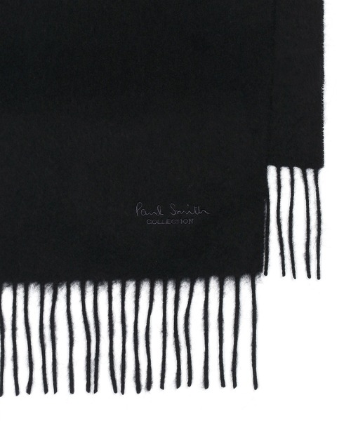 Paul Smith COLLECTION（ポールスミスコレクション）の「カシミヤマフラー / 214560 FS（マフラー・メンズ・ブラック・FREE）」の2枚目の写真