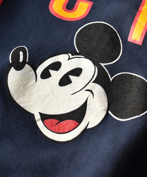 MICKEY MOUSE(ミッキーマウス)の「【ヴィンテージ古着】90's Mickey/ミッキー クルーネックスウェット(スウェット・メンズ・ネイビー・LARGE)」の4枚目の写真