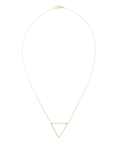 ROSE BUD（ローズバッド）の「(K-JEWELRY) NECKLACE-TRIANGUL（ネックレス・レディース・ゴールド・ONE SIZE）」の4枚目の写真