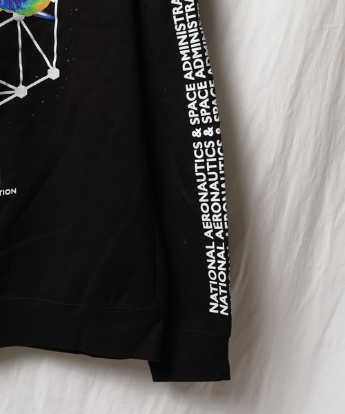 NASA（ナサ）の「『NASA』SWEAT PULLPARKA（パーカー・レディース・ブラック/グレー・MEDIUM/LARGE/X-LARGE）」の11枚目の写真