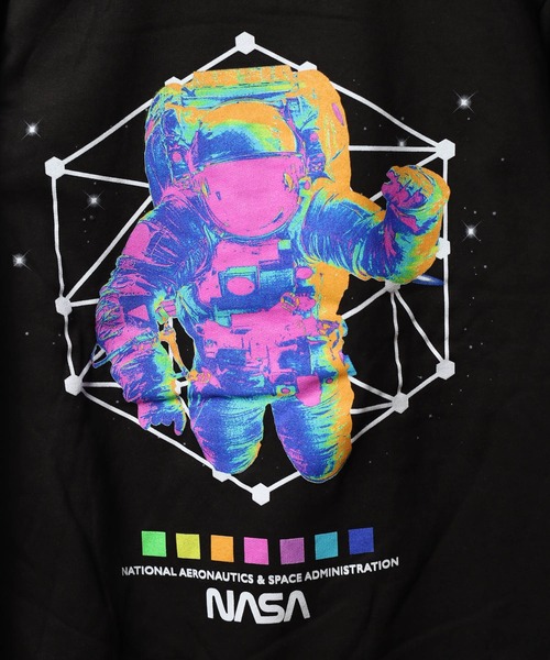 NASA（ナサ）の「『NASA』SWEAT PULLPARKA（パーカー・レディース・ブラック/グレー・MEDIUM/LARGE/X-LARGE）」の13枚目の写真