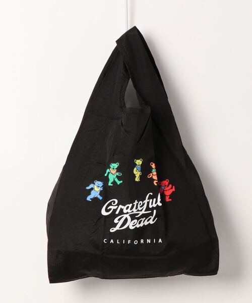 Grateful Dead(グレイトフルデッド)の「【GRATEFUL DEAD/グレイトフルデッド】ナイロン ショッピング エコバッグ(エコバッグ/サブバッグ・メンズ・オフホワイト/グレー/ブラック・FREE)」の3枚目の写真