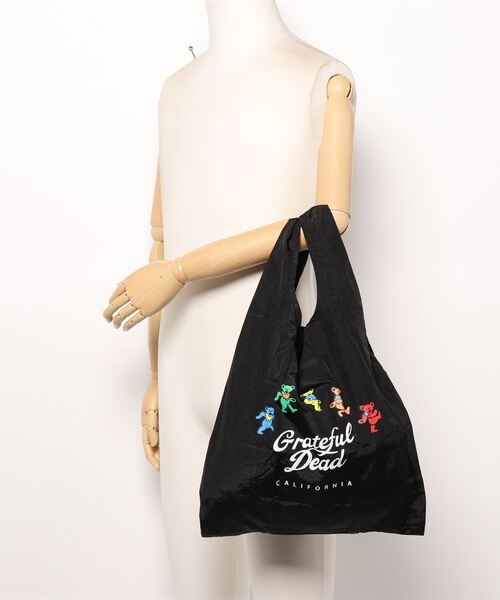 Grateful Dead(グレイトフルデッド)の「【GRATEFUL DEAD/グレイトフルデッド】ナイロン ショッピング エコバッグ(エコバッグ/サブバッグ・メンズ・オフホワイト/グレー/ブラック・FREE)」の8枚目の写真