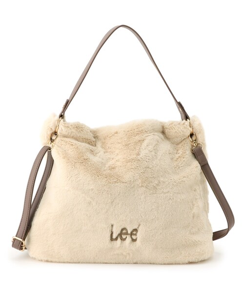 DRESKIP(ドレスキップ)の「◆【Lee別注】フェイクファー2WAYショルダー(ショルダーバッグ・レディース・アイボリー/ダークグレー/ブラウン系その他・00)」の10枚目の写真