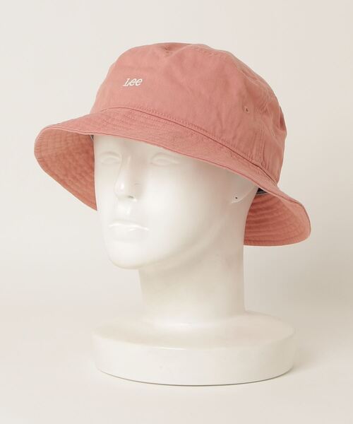 Lee(リー)の「Lee COLOR BUCKET OG COTTON カラー バケット(ハット・レディース・ベージュ/ピンク/ネイビー/ホワイト/ブラック/グリーン/ブルー・FREE)」の7枚目の写真