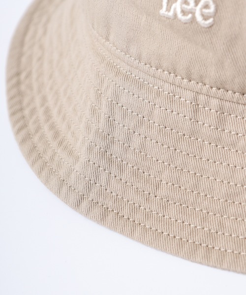 Lee(リー)の「Lee COLOR BUCKET OG COTTON カラー バケット(ハット・レディース・ベージュ/ピンク/ネイビー/ホワイト/ブラック/グリーン/ブルー・FREE)」の17枚目の写真
