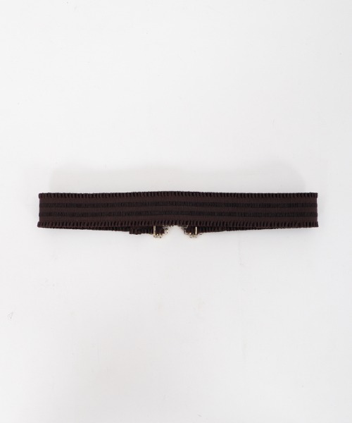 axes femme(アクシーズファム)の「アラベスクゴムベルト(ベルト・レディース・ブラック/ブラウン・MEDIUM)」の12枚目の写真