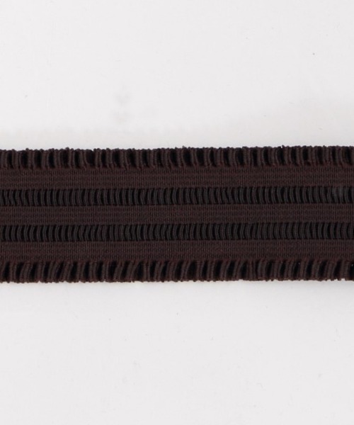 axes femme(アクシーズファム)の「アラベスクゴムベルト(ベルト・レディース・ブラック/ブラウン・MEDIUM)」の3枚目の写真