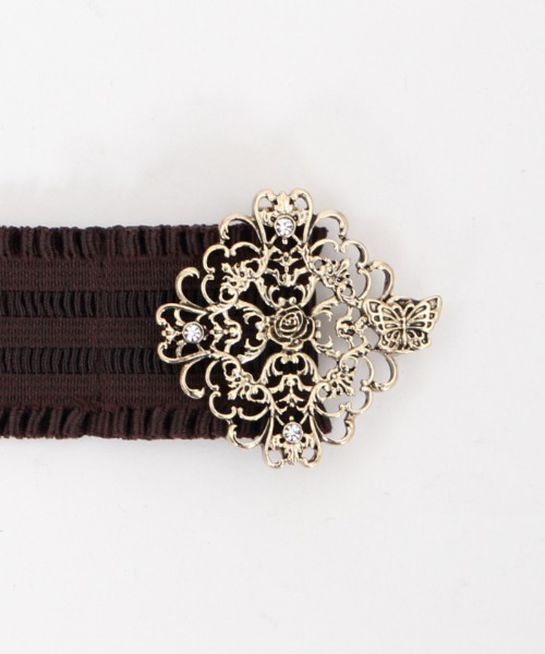 axes femme(アクシーズファム)の「アラベスクゴムベルト(ベルト・レディース・ブラック/ブラウン・MEDIUM)」の18枚目の写真