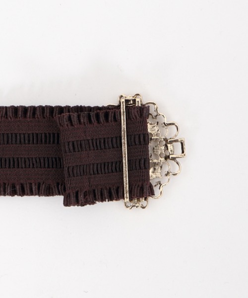 axes femme(アクシーズファム)の「アラベスクゴムベルト(ベルト・レディース・ブラック/ブラウン・MEDIUM)」の14枚目の写真