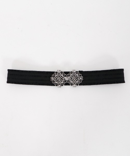 axes femme(アクシーズファム)の「アラベスクゴムベルト(ベルト・レディース・ブラック/ブラウン・MEDIUM)」の13枚目の写真