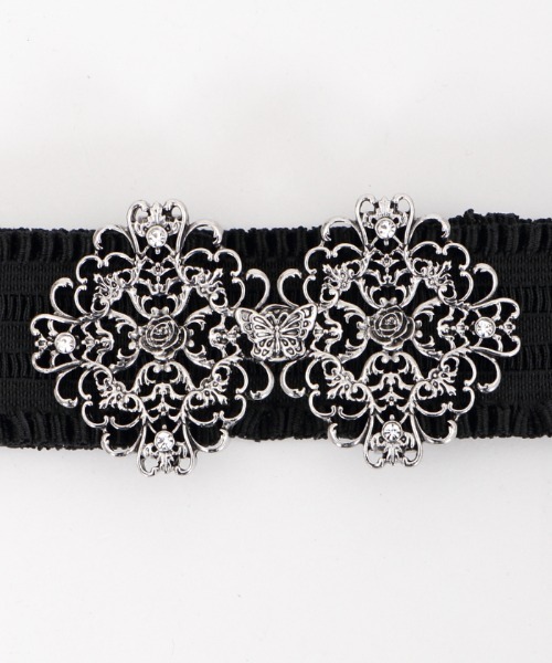 axes femme(アクシーズファム)の「アラベスクゴムベルト(ベルト・レディース・ブラック/ブラウン・MEDIUM)」の15枚目の写真