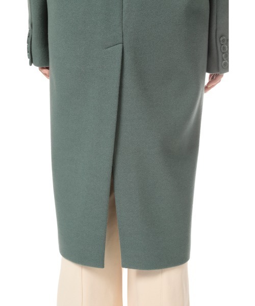 SLY(スライ)の「BOXY CHESTER COAT チェスター コート ウールコート ロングコート(チェスターコート・レディース・ブラック/ブラウン/マルチ/グリーン系その他・1/2)」の10枚目の写真