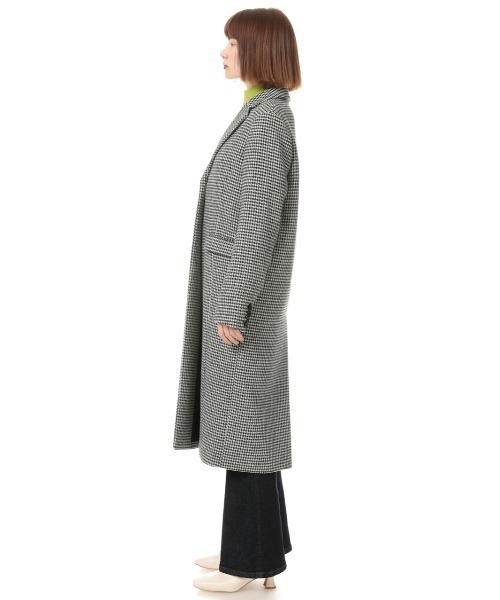 SLY(スライ)の「BOXY CHESTER COAT チェスター コート ウールコート ロングコート(チェスターコート・レディース・ブラック/ブラウン/マルチ/グリーン系その他・1/2)」の7枚目の写真