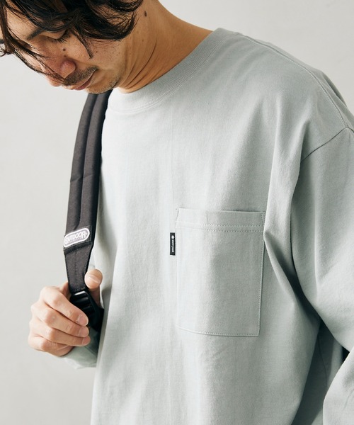 Snow Peak(スノーピーク)の「【SNOW PEAK / スノーピーク】別注 CIRCLE ロゴTシャツ(Tシャツ/カットソー・メンズ・ホワイト/ベージュ/グレー・MEDIUM/LARGE)」の3枚目の写真
