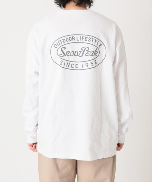 Snow Peak(スノーピーク)の「【SNOW PEAK / スノーピーク】別注 CIRCLE ロゴTシャツ(Tシャツ/カットソー・メンズ・ホワイト/ベージュ/グレー・MEDIUM/LARGE)」の9枚目の写真